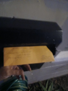 Rent drop in office box Sept 1 - Aug. 31st for Lot #210 Photo MM