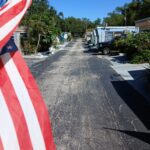 street in front of Lot #210